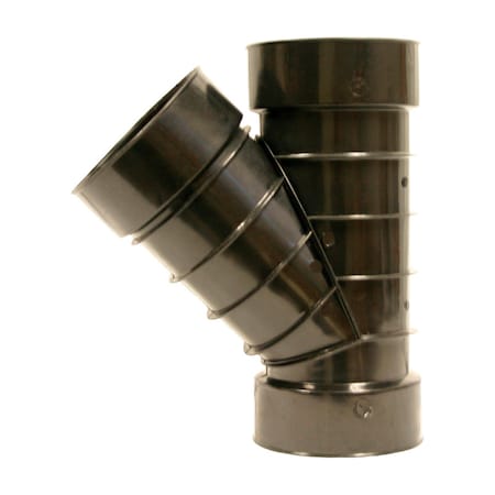 Advanced Drainage Systems Advance Drainage Systems Schedule 40 4 in. Snap X 4 in. D Snap Polyethylene 12 in. Wye 1 pk 0422AA